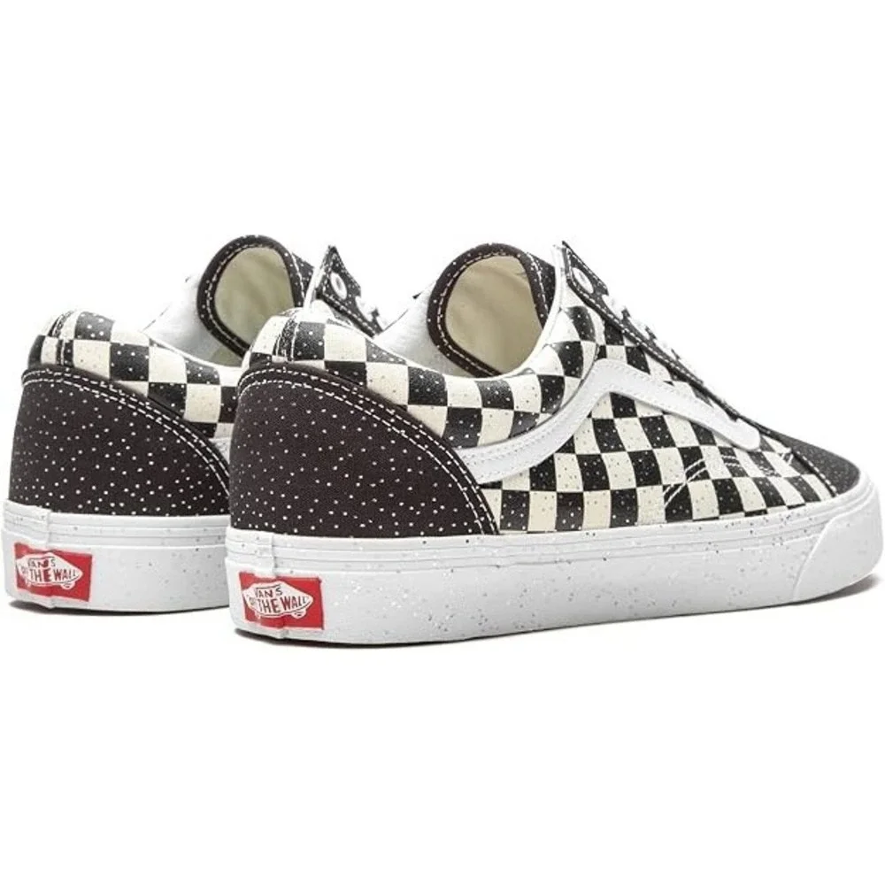 Vans Old Skool Checkered (Confetti) Black/True White Men's 9.5 - VN0AU3B2NA